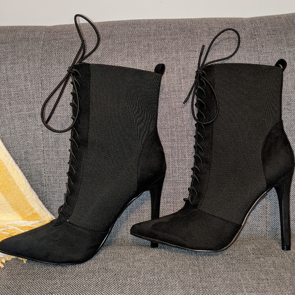 Black Stiletto Boots - Picture 2 of 5
